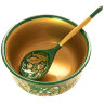 Набор для супа Хохлома "Кудрина на зеленом фоне" 21 предмет