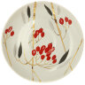 Фарфоровая чашка с блюдцем форма "Ностальгия" рисунок "Кизил", Дулевский фарфор